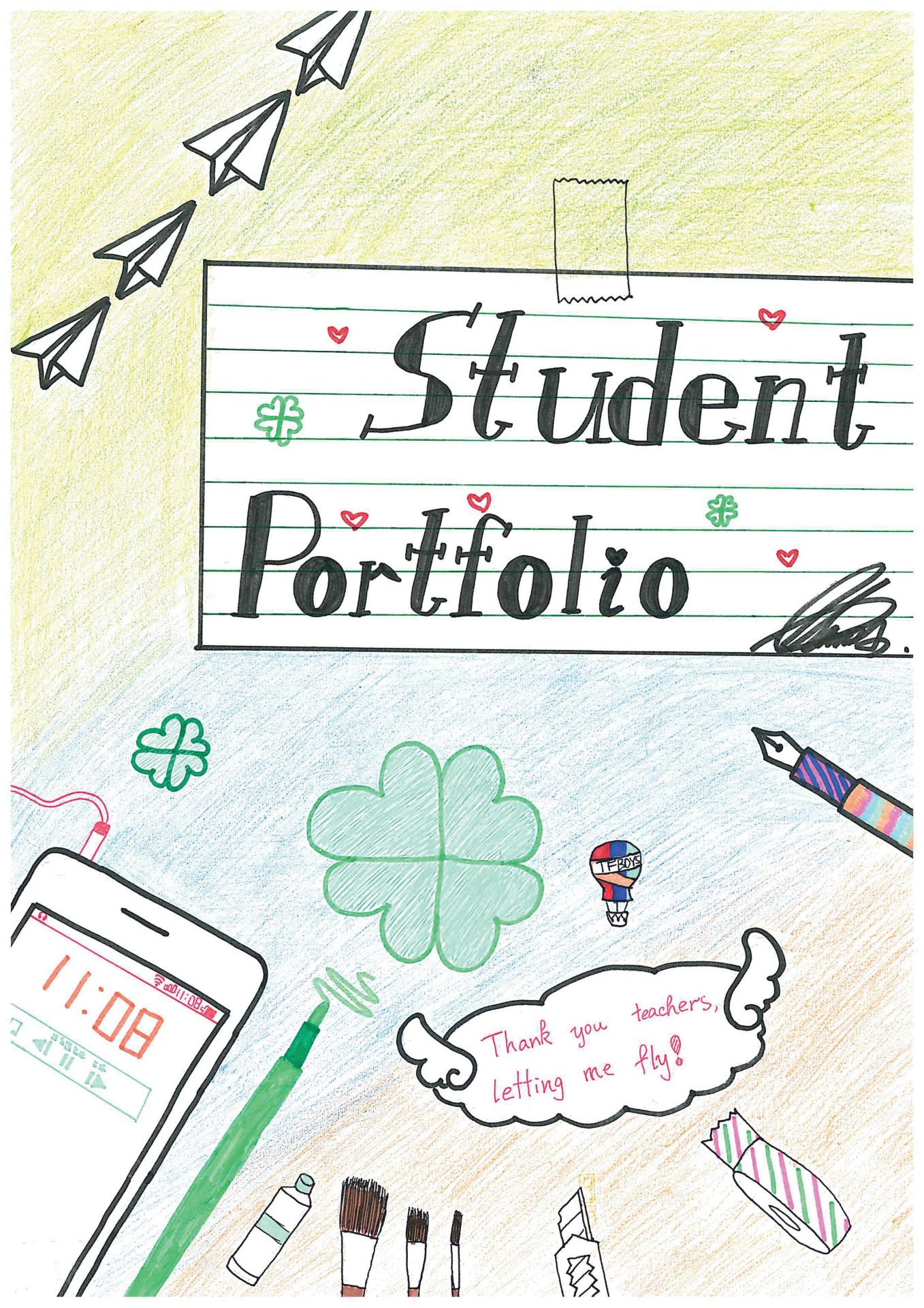 Gro artig Deckblatt Portfolio Ideen Portfolio Deckblatt Vorlage My 