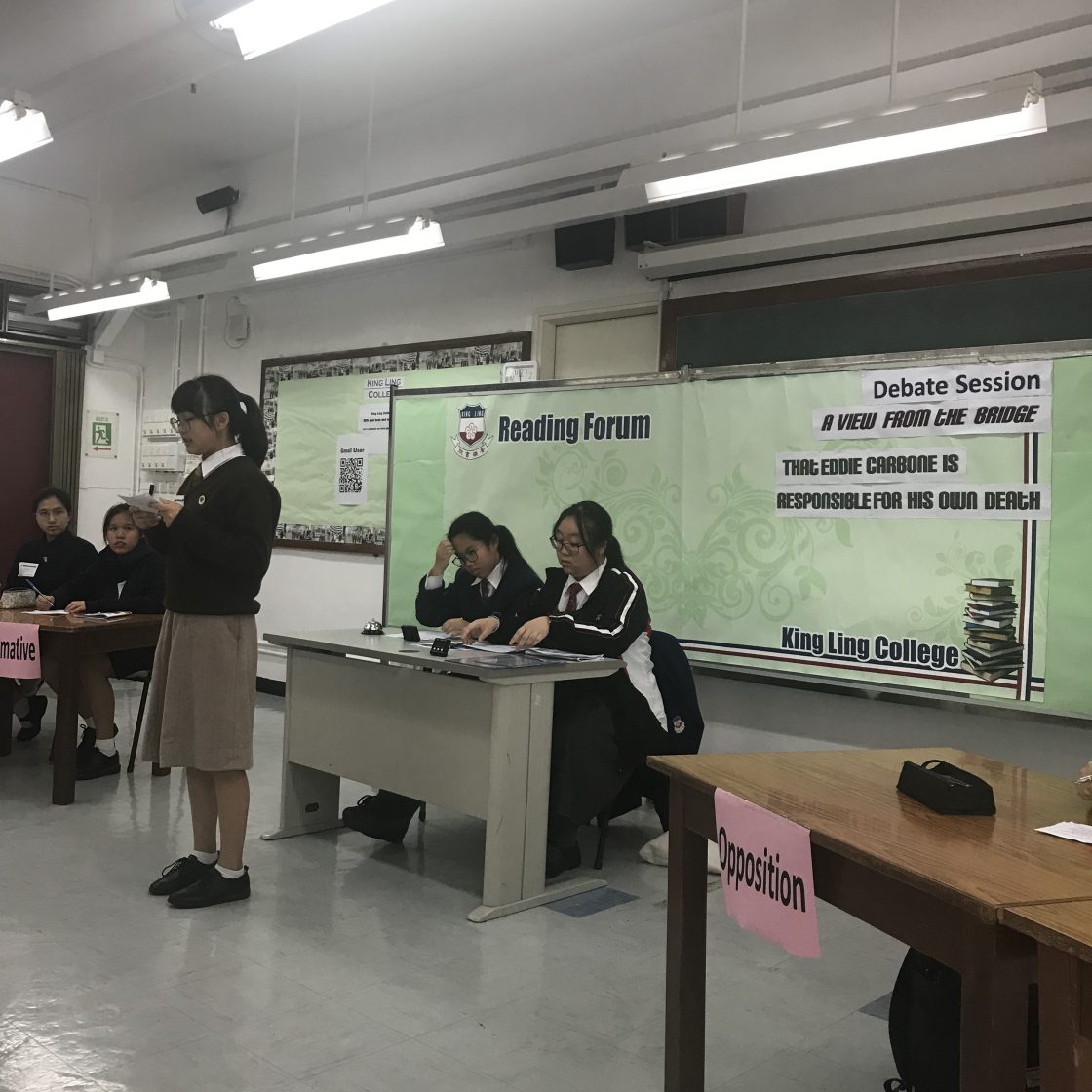 Reading Forum 2019 (English Debate Session) – STGSS